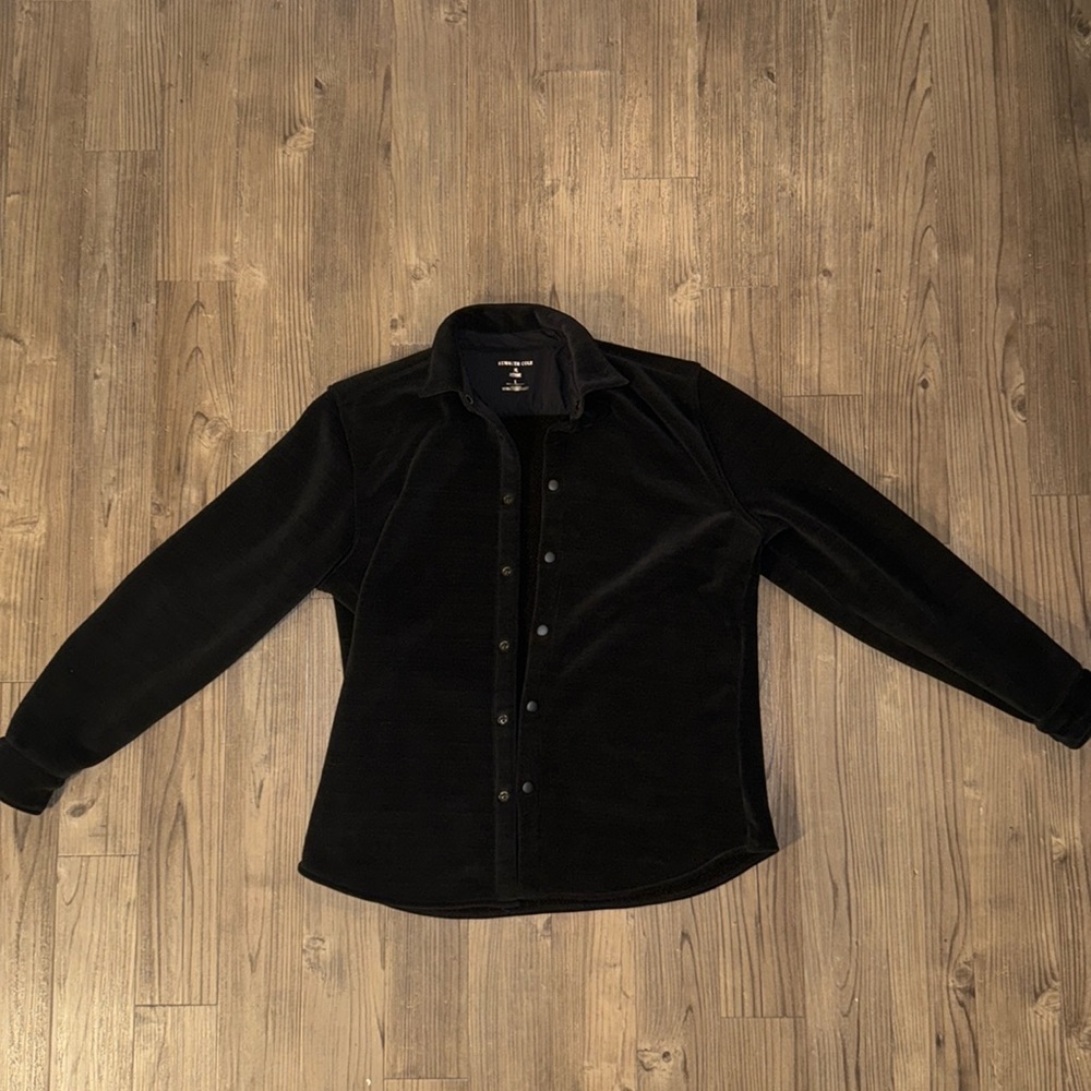 Kenneth Cole Black Shirt Jacket - Large - LIKE NEW